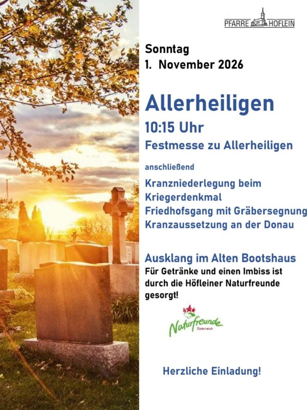 Allerheiligen Flyer 2026