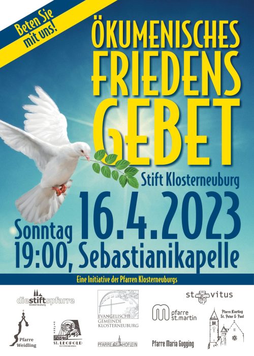 O_kum Friedensgebet Plakat A3 April 2023 OHNEZEICHEN